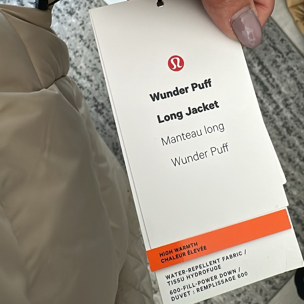 Lululemon Wunder Puffer Jacket NWT